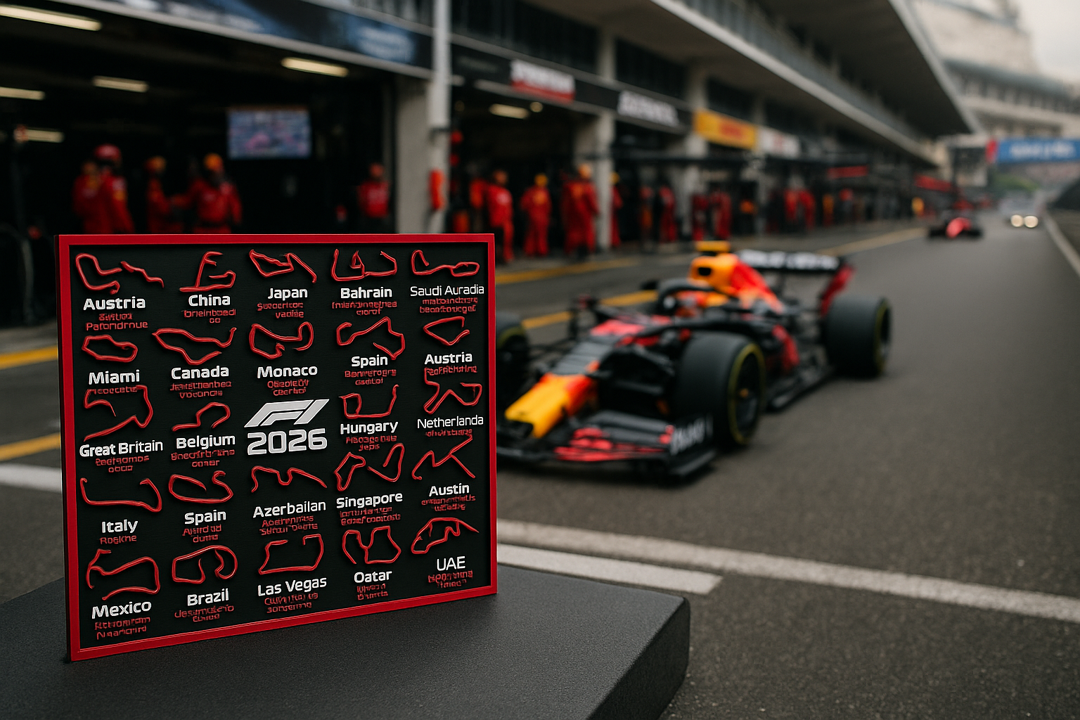 F1 Calender van 2026 - Afbeelding 4