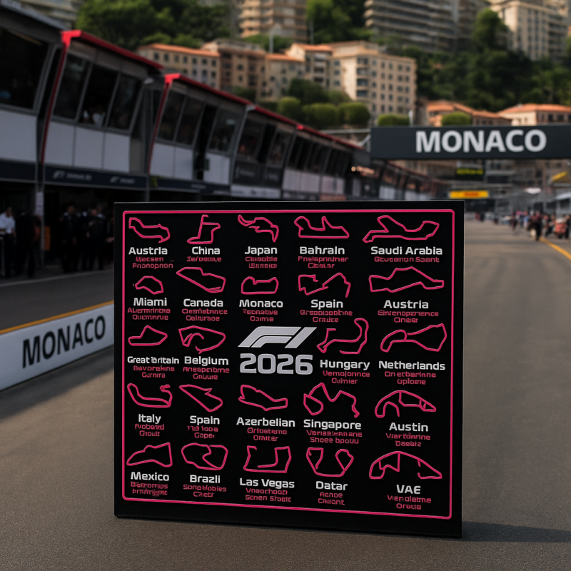 F1 Calender van 2026