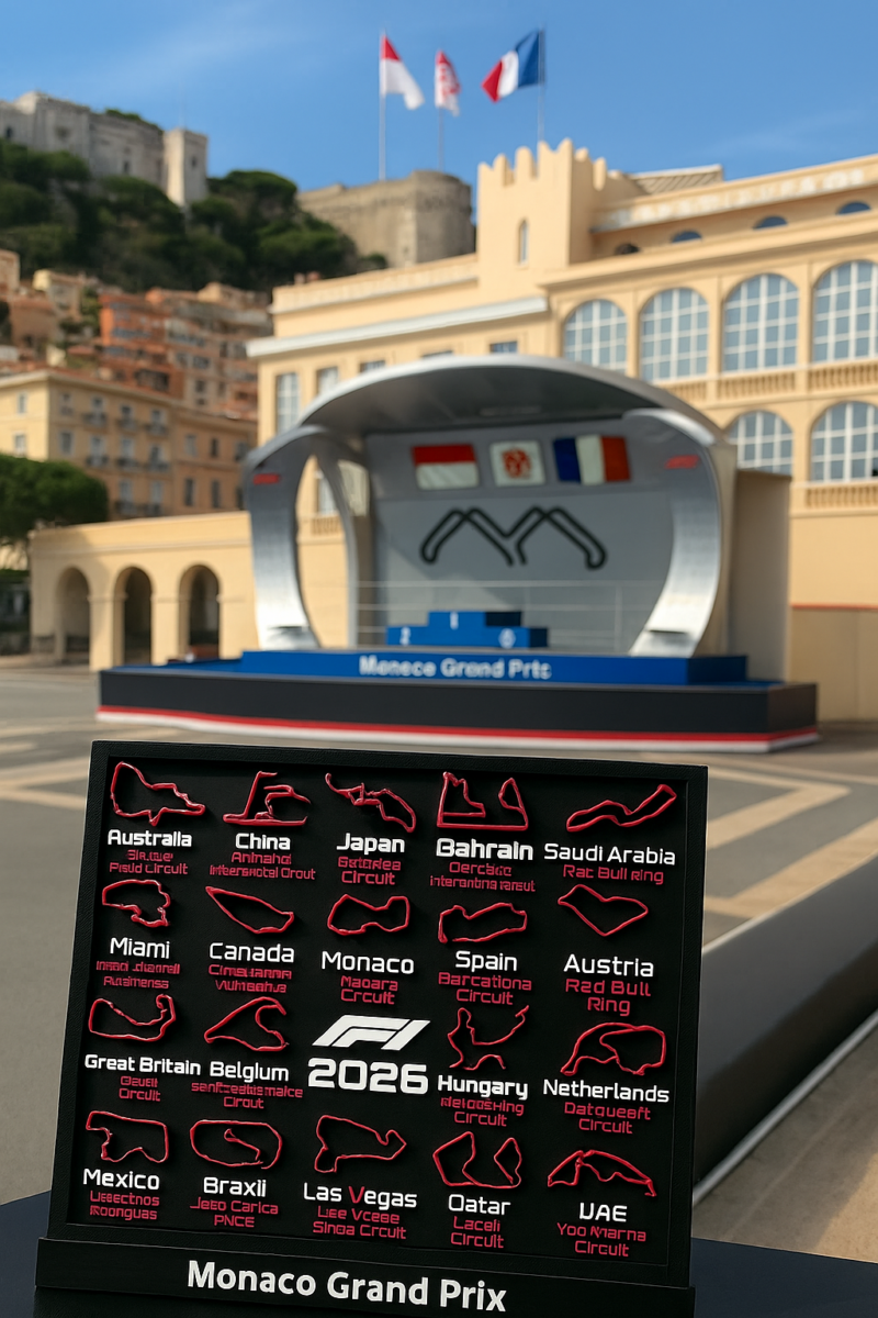 F1 Calender van 2026